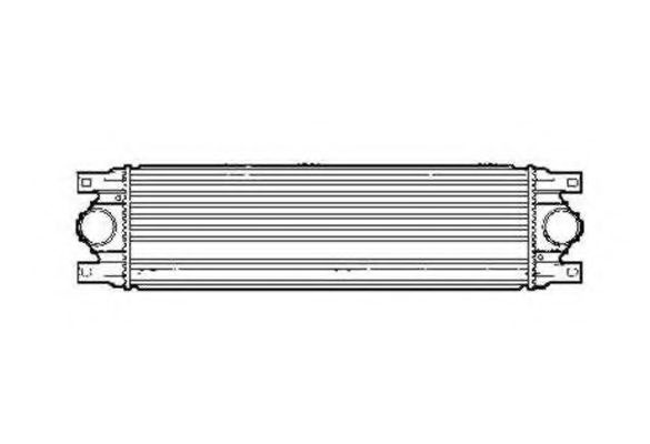 Intercooler, compresor RENAULT TRAFIC II caroserie (FL) (2001 - 2014) NRF 30874 piesa NOUA