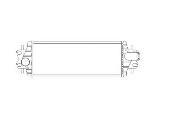 Intercooler, compresor RENAULT TRAFIC II platou / sasiu (EL) (2001 - 2014) NRF 30876 piesa NOUA