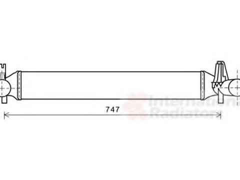 Intercooler, compresor SEAT IBIZA V (6J5), SEAT IBIZA V SPORTCOUPE (6J1), SEAT IBIZA V ST (6J8) - VAN WEZEL 49004042