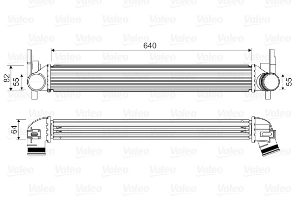 Intercooler compresor # Skoda Fabia 2010 2011 2012 2013 2014 # 818574 # VALEO