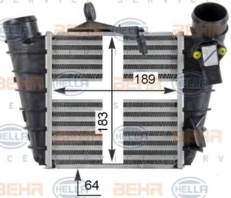 Intercooler compresor SKODA FABIA - Cod intern: W20089548 - LIVRARE DIN STOC in 24 ore!!!