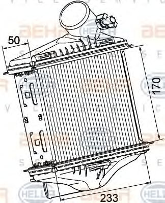 Intercooler compresor SMART FORTWO cupe (451) - Cod intern: W20089510 - LIVRARE DIN STOC in 24 ore!!!