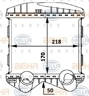Intercooler compresor SMART ROADSTER cupe (452) - Cod intern: W20089378 - LIVRARE DIN STOC in 24 ore!!!