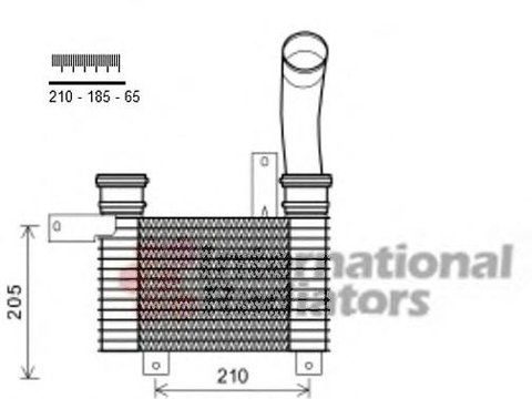 Intercooler, compresor SSANGYONG REXTON (GAB_) - VAN WEZEL 81004094