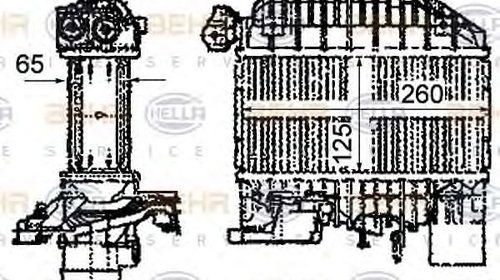 Intercooler compresor TOYOTA AVENSIS 2,0