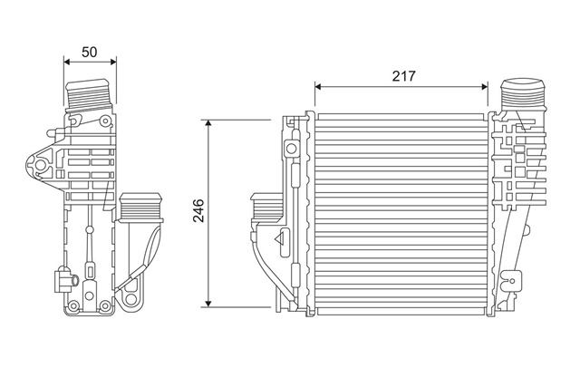 Intercooler, Compresor Valeo Opel 818290