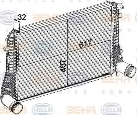 Intercooler compresor VOLKSWAGEN BEETLE Cabriolet (5C7) - Cod intern: M20402258 - LIVRARE DIN STOC in 24 ore!!!