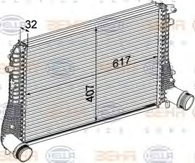 Intercooler compresor VOLKSWAGEN GOLF VI (5K1) - C