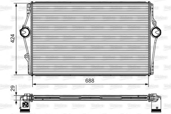 Intercooler compresor VOLVO S60 I 2.4 Bifuel (LPG) - Cod intern: W20005498 - LIVRARE DIN STOC in 24 ore!!!