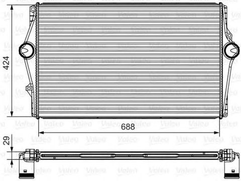 Intercooler compresor VOLVO S60/S80/V70/ XC70 - Cod intern: W20147755 - LIVRARE DIN STOC in 24 ore!!!