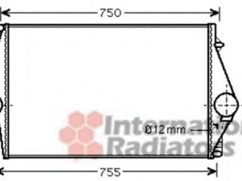 Intercooler, compresor VOLVO S80 I limuzina (TS, XY), VOLVO V70 Mk II (SW), VOLVO S60 I limuzina - VAN WEZEL 59004137