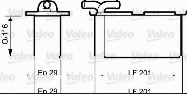 Intercooler compresor # Vw Jetta 1.4 golf vi variant [aj5] tsi benzina 122cp/90kw CAXA 2009 2010 2011 2012 2013 # 818838 # VALEO