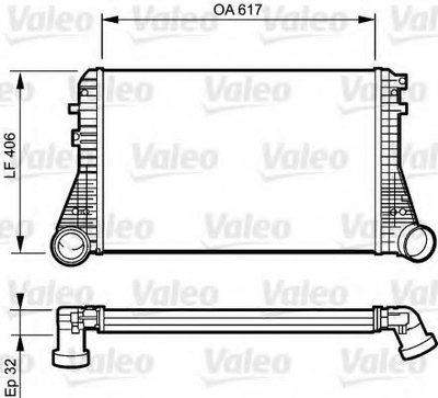 Intercooler, compresor VW TOURAN (1T1, 1T2) (2003 