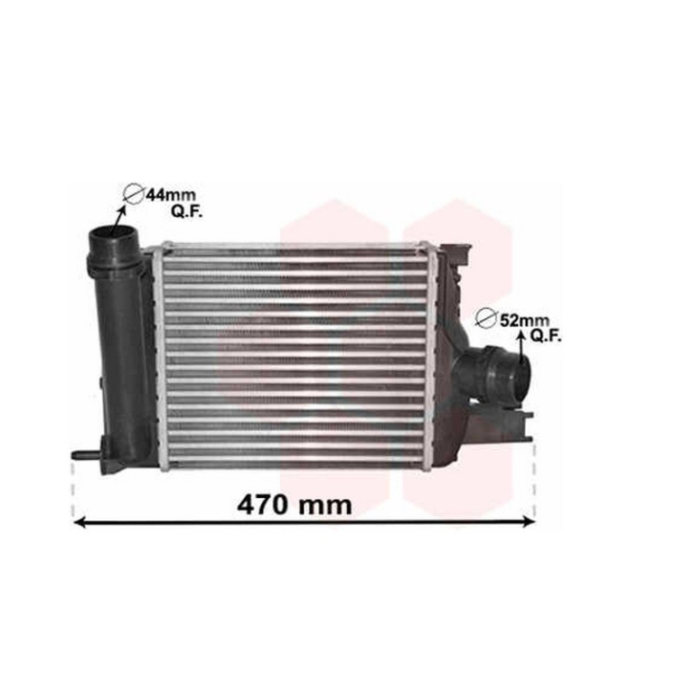 INTERCOOLER DACIA LOGAN 2012->2016 Radiator intercooler benzina/ diesel (255x226x62) PIESA NOUA ANI 2012 2013 2014 2015 2016 2017