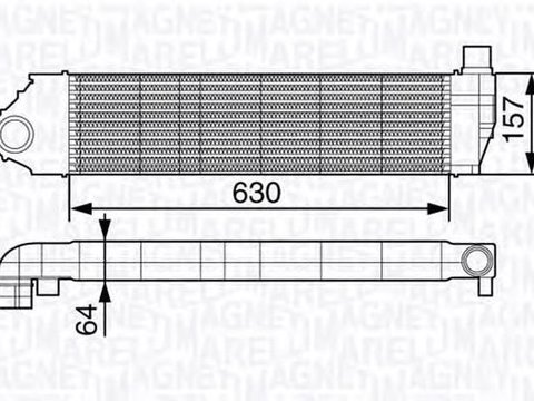 Intercooler DACIA LOGAN EXPRESS FS MAGNETI MARELLI 351319202820