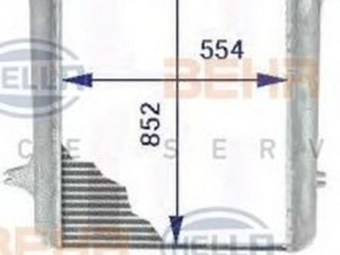 Intercooler DAF XF 95 HELLA 8ML376723771