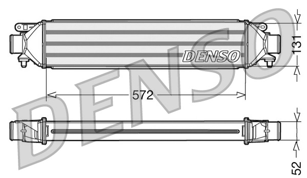 Intercooler Denso ALFA ROMEO MITO (955_) 2008-2018
