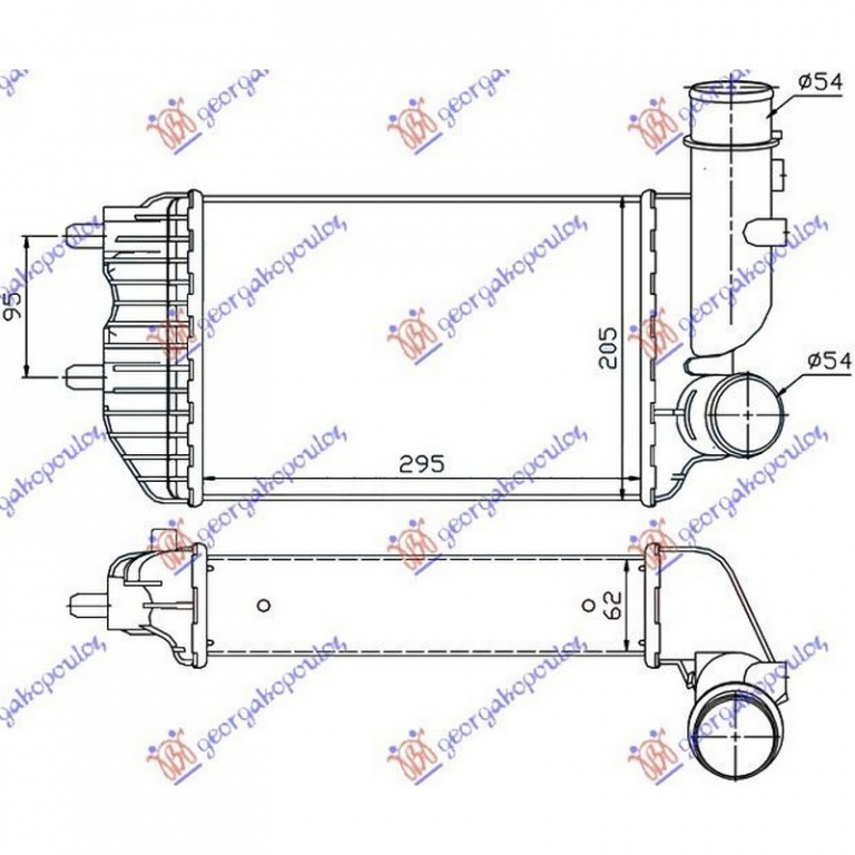 INTERCOOLER FIAT DUCATO 2002->2006 Radiator int