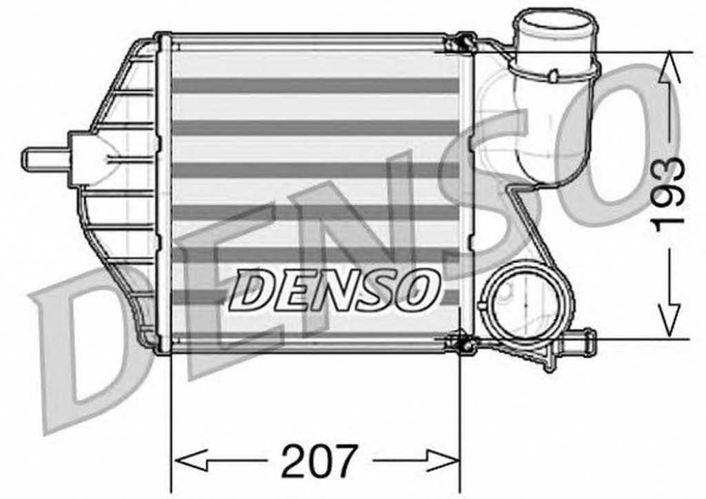 Intercooler FIAT IDEA 350 DENSO DIT09102