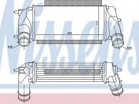 Intercooler FORD ECOSPORT NISSENS 96498