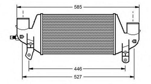 Intercooler FORD FOCUS DAW DBW NRF 30545