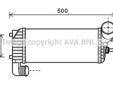 Intercooler FORD FOCUS III AVA FD4574