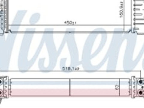 Intercooler FORD TOURNEO CUSTOM V362, TRANSIT, TRANSIT CUSTOM V362, TRANSIT V363 1.0H/2.2D 09.11-