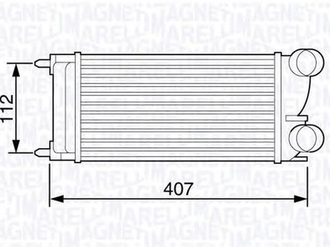 Intercooler FORD TRANSIT platou sasiu E MAGNETI MARELLI 351319203520