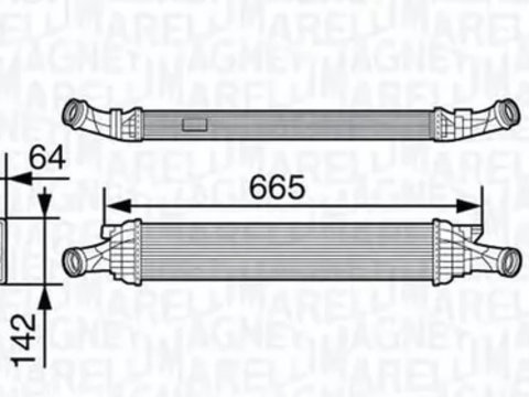 Intercooler HYUNDAI COUPE RD MAGNETI MARELLI 351319202260 PieseDeTop