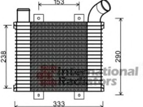 Intercooler HYUNDAI H-1 Travel TQ VAN WEZEL 82004225