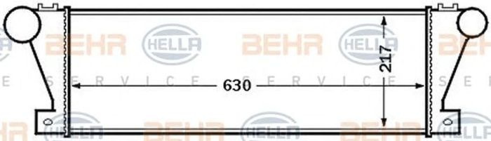 Intercooler IVECO DAILY II caroserie inchisa combi HELLA 8ML376727531