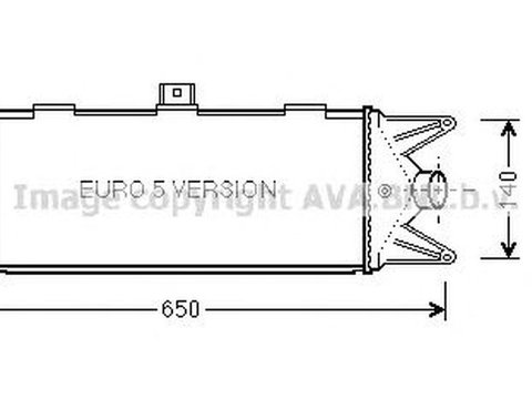 Intercooler IVECO DAILY IV caroserie inchisa combi AVA IV4099