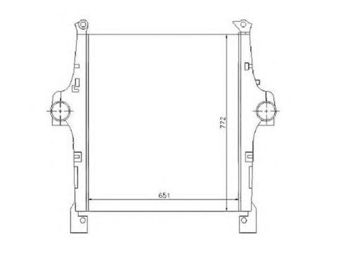 Intercooler IVECO Trakker (2004 - 2016) NRF 30201