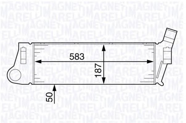 Intercooler KIA SORENTO I JC MAGNETI MARELLI 351319201850