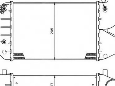 Intercooler LANCIA DEDRA SW 835 NRF 30031 PieseDeTop