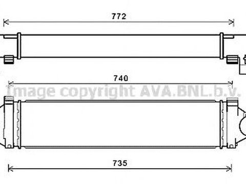 Intercooler LAND ROVER FREELANDER 2 LF FA AVA U4219