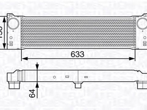 Intercooler MAZDA MPV I LV MAGNETI MARELLI 351319202420