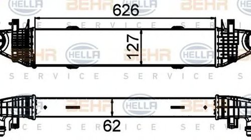 Intercooler MERCEDES-BENZ C-CLASS W204 H
