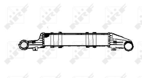 INTERCOOLER ~ MERCEDES-BENZ E-CLASS (W210) E 320 CDI (210.026) 197cp 1999 2000 2001 2002 ~ NRF 30421 ~ NRF