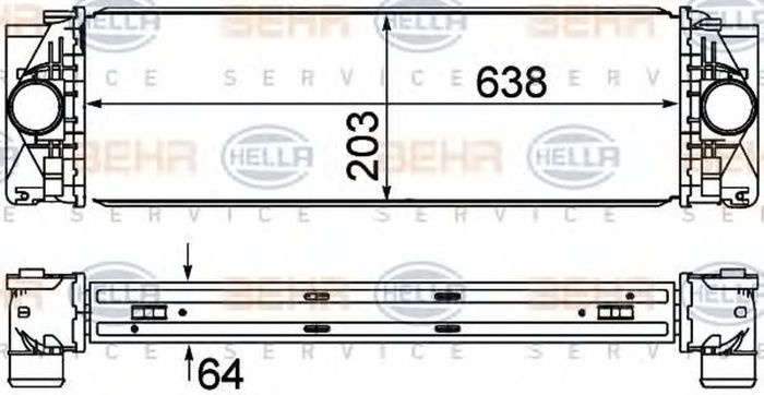 Intercooler MERCEDES-BENZ SPRINTER 3-t caroserie 9