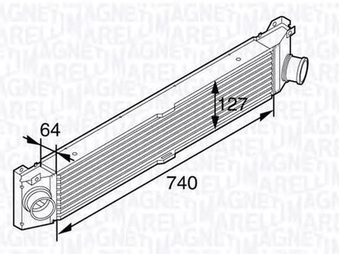 Intercooler MINI MINI R56 MAGNETI MARELLI 351319201990