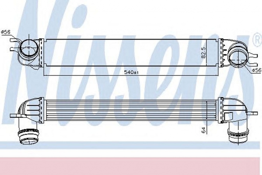 Intercooler MINI MINI Roadster R59 NISSENS 96397
