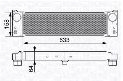 Intercooler MITSUBISHI PAJERO II Canvas Top V2 W V