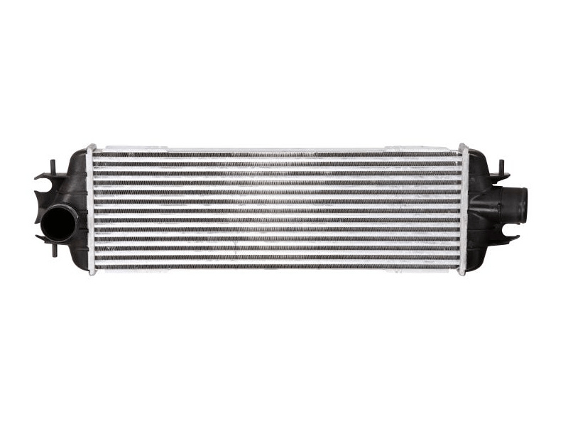 Intercooler Nissan Primastar, 07.2002-07.2006, Renault Trafic, 03.2003-07.2006, motor 2.5 dci 99kw, diesel, cutie manuala, aluminiu brazat/plastic, 540x175x40 mm,