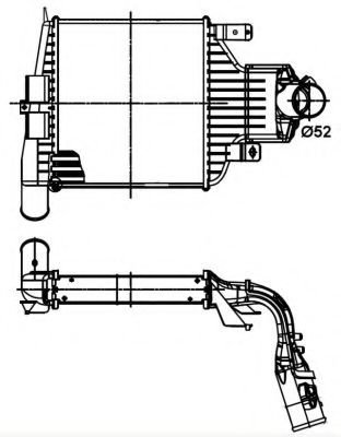 Intercooler OPEL ASTRA H TwinTop (L67) (2005 - 201