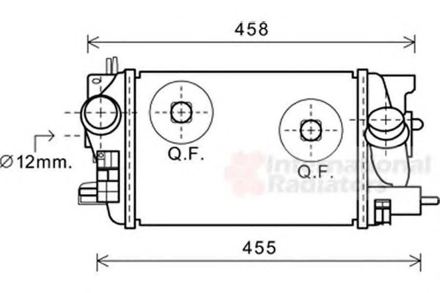 Intercooler OPEL MERIVA B VAN WEZEL 37004575