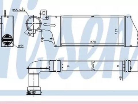 Intercooler OPEL TIGRA TwinTop NISSENS 96656 PieseDeTop