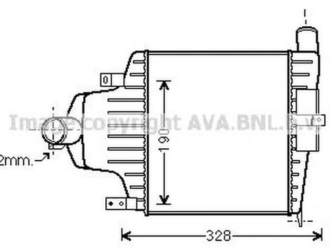 Intercooler OPEL ZAFIRA B A05 AVA OL4415