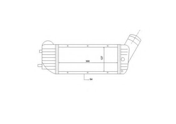 Intercooler PEUGEOT 307 (3A/C) (2000 - 2016) NRF 30894