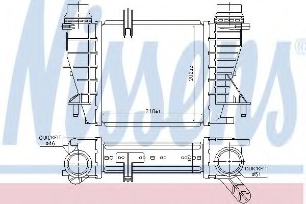 Intercooler RENAULT CLIO III (BR0/1, CR0/1) (2005 